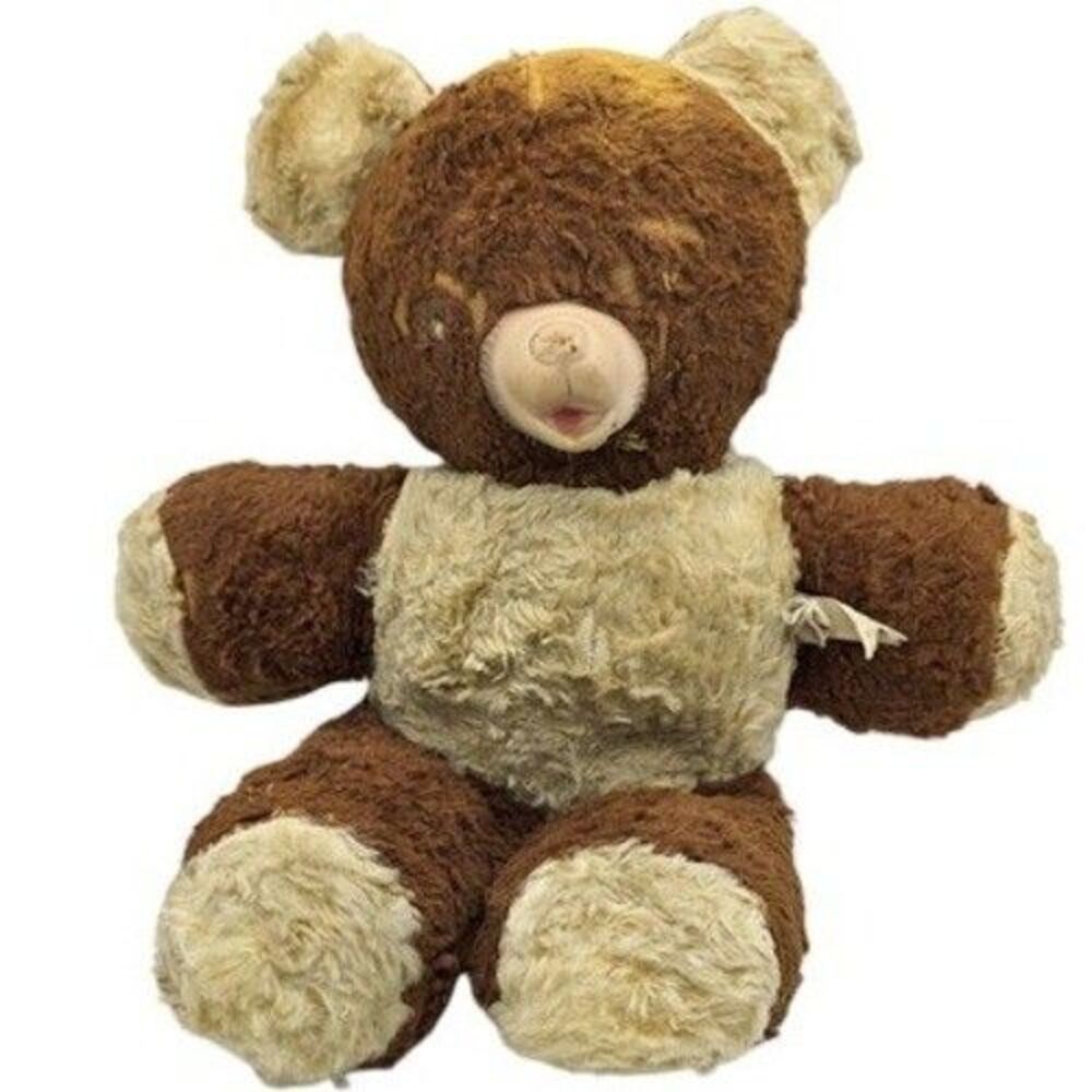 1940's Vintage Gund Cubbies Plush Bear Brown Tan 14 In Cubbie Gund Creation